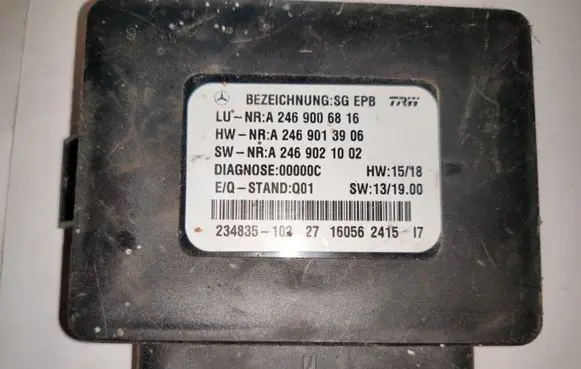 Mercedes-Benz GLA W156 X156 Hand brake control module A2469006816