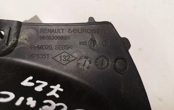 Renault Scenic III - Grand scenic III Wiper trim 668630009R MP6351