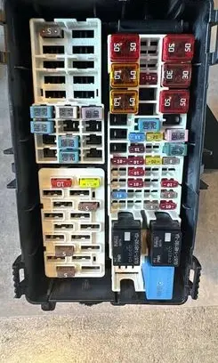 Ford Transit Custom Fuse box set