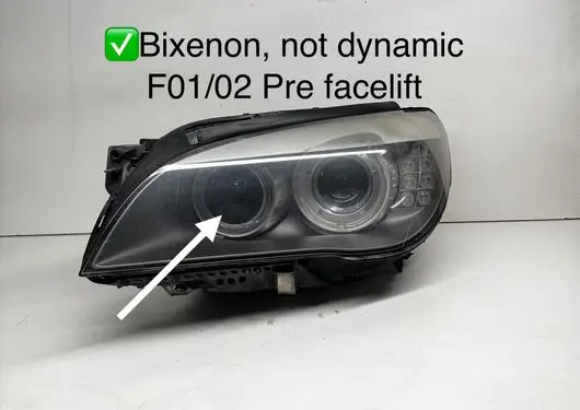 BMW 7 F01 F02 F03 F04 Headlight/headlamp 7182137 6553100000 00310142