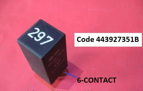 Audi 80 90 S2 B4 Seat heating relay 443927351B