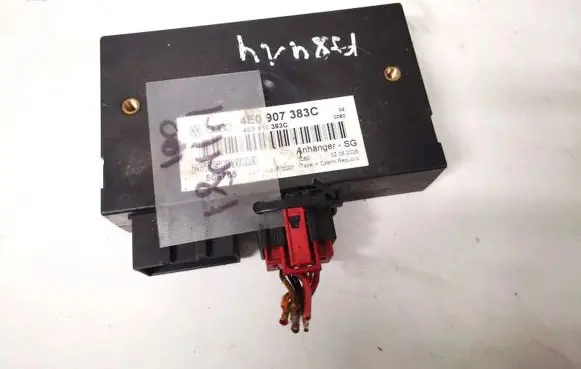 Audi Q7 4L Tow bar relay 4e0907383c 4e0910383c
