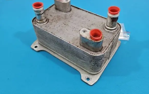 Volkswagen PASSAT B6 Engine oil radiator 4E0317021H IMPRK1578454