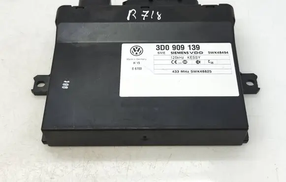 Porsche Cayenne (9PA) Keyless (KESSY) go control unit/module 3D0909139 5WK48825 5WK48494