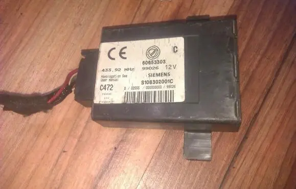 Alfa Romeo 156 Other control units/modules s108302001c