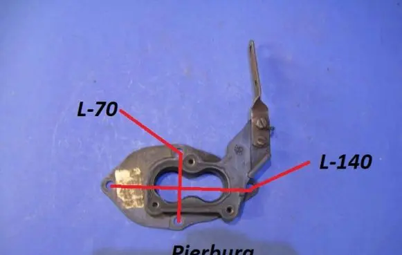 Opel Kadett E Carburettor/Mono Injection Pad PIERBURG