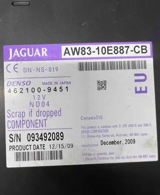 Jaguar XF Navigation unit CD/DVD player 4621009451