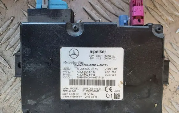 Mercedes-Benz C W205 Door control unit/module A2059000219