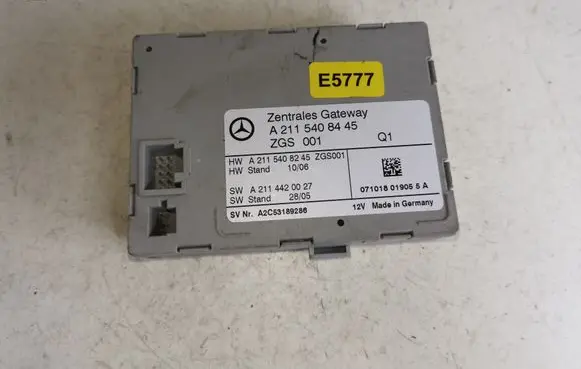 Mercedes-Benz E W211 Gateway control module A2115408445