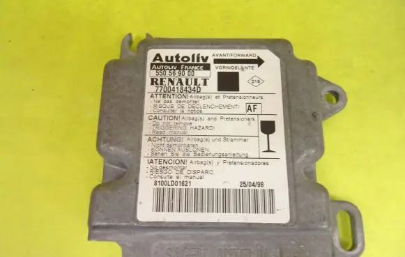 Renault Megane I Airbag control unit/module 7700418434D 550569000