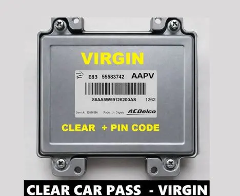 Opel Corsa D Engine control unit/module 55583742 12636386 86AA5W59126200AS
