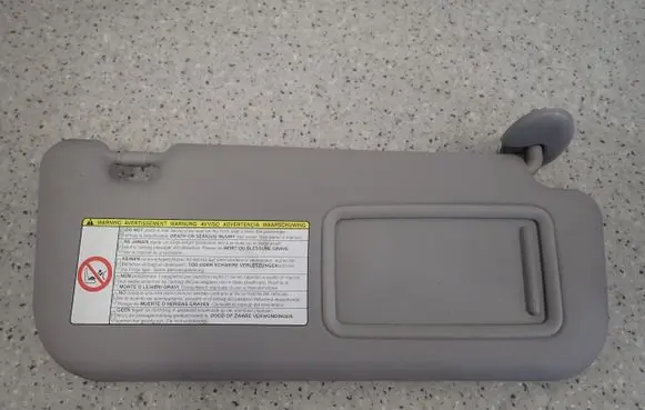 Toyota Yaris Sun visor 