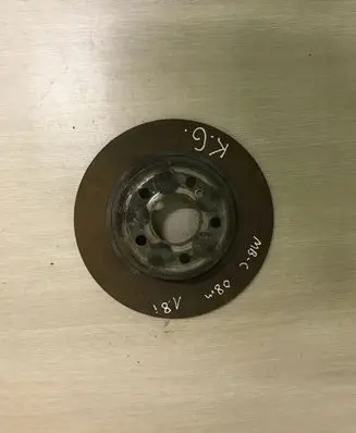 Mercedes-Benz C W204 Rear brake disc