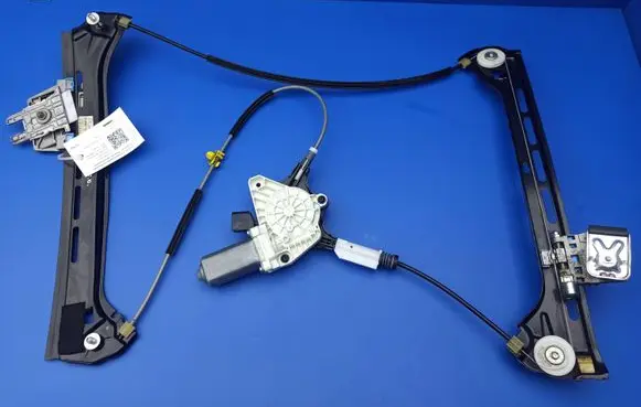 Front door window regulator with motor