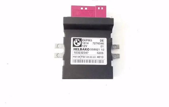 BMW 3 E90 E91 Fuel injection pump control unit/module 7276046
