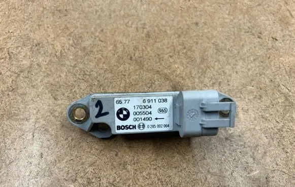 BMW 3 E46 Airbag deployment crash/impact sensor 65776911038 6911038 0285002064