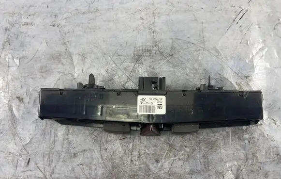 Opel Zafira B Hazard light switch 13100105 03758075