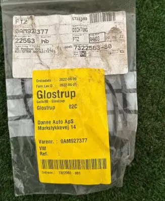 Audi Q2 - Other gearbox part 0AM927377