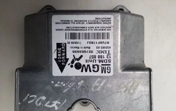 Opel Astra H Airbag control unit/module 13188857