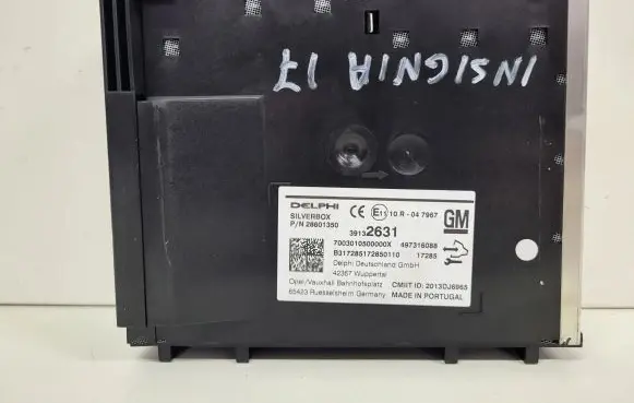Opel Insignia B GPS navigation control unit/module 39132631