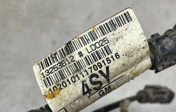 Opel Astra J ABS rear brake sensor 13253612