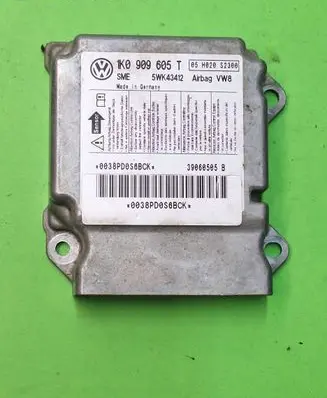 Volkswagen Golf Plus Airbag control unit/module 1K0909605T 39060505B 05H020S2300