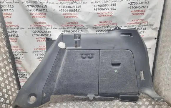 Volkswagen Touareg I Trunk/boot lower side trim panel 7L6867038AH