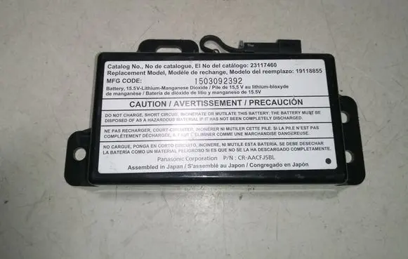 Chevrolet Camaro Battery control module 23117460