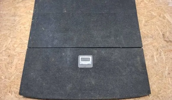 Volkswagen PASSAT B6 Trunk/boot floor carpet liner 3C9863463G 3C9863463G4ES