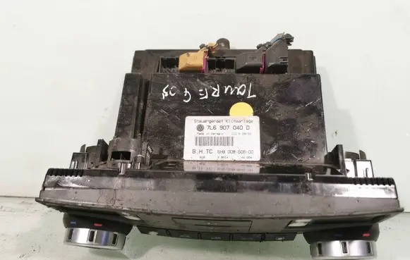 Volkswagen Touareg I Climate control unit 7L6907040D 5HB00850600