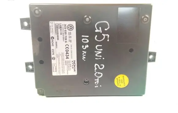 Volkswagen Golf V Bluetooth control unit module 3C0035729G N342Z276