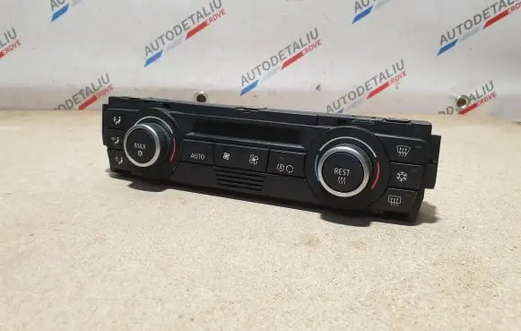 BMW 3 E90 E91 Climate control unit 9119686 64119119686