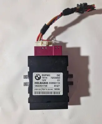 Fuel injection pump control unit/module