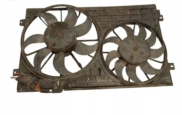 Volkswagen Polo VI Air conditioning (A/C) fan (condenser) 1K0121207BB
