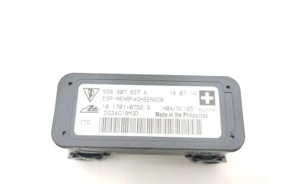 Porsche Macan (95B) ESP acceleration yaw rate sensor 95B907637A