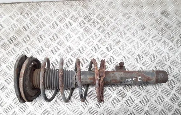 Front shock absorber with coil spring