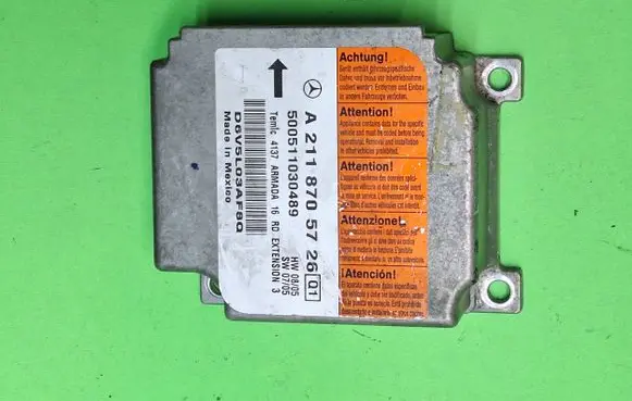 Mercedes-Benz E W211 Airbag control unit/module A2118705726 500511030489 D6V5L03AF8Q