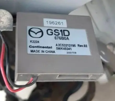 Mazda 6 Keyless (KESSY) go control unit/module GS1D676B0A