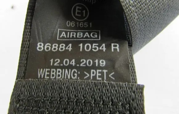 Renault Kadjar Front seatbelt 868841054R