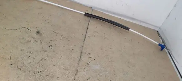 Rear door cable line