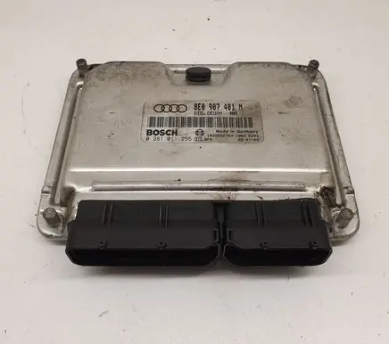 Audi A6 S6 C6 4F Engine control unit/module ECU 8E0907401M 0281011255