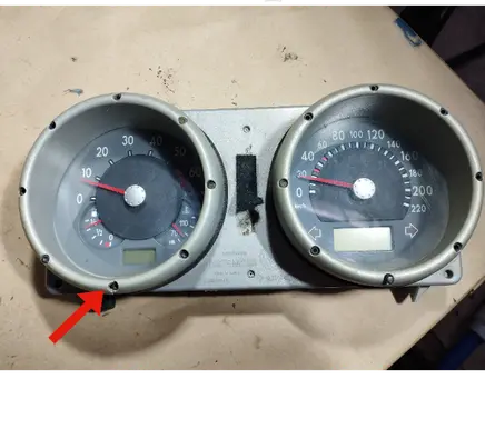 Volkswagen Polo III 6N 6N2 6NF Speedometer (instrument cluster) 6N0920804E 0263627 9034290439