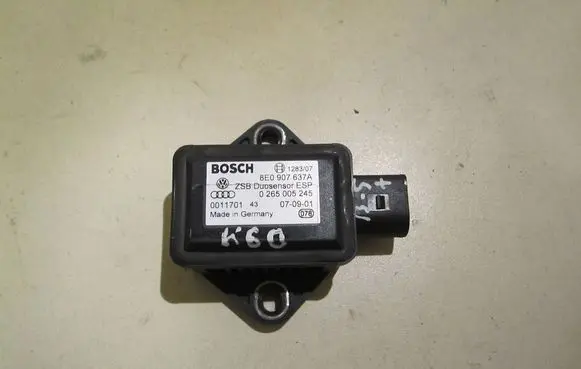 Volkswagen PASSAT B5.5 ESP acceleration yaw rate sensor 8E0907637A 0265005245 070901