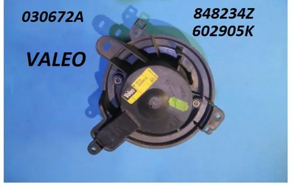 Peugeot Partner Heater fan/blower 030672A 848234Z