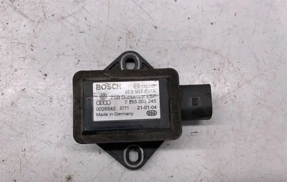 Audi A4 S4 B6 8E 8H ESP acceleration yaw rate sensor 8E0907637A 0026542 0265005245