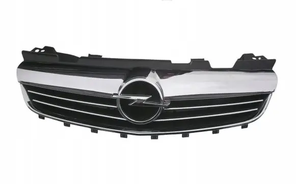Opel Zafira B Front bumper upper radiator grill 13247331