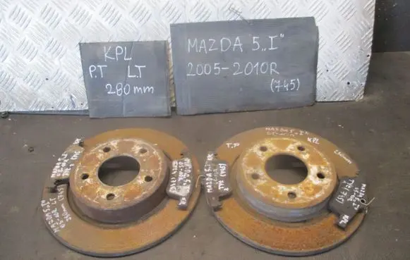 Mazda 5 Front brake disc
