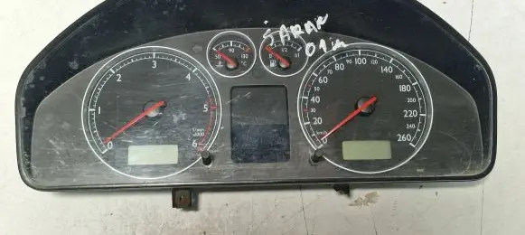 Volkswagen Sharan Speedometer (instrument cluster) 7M3920820D YM2110849ABB 0901010222