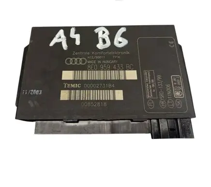 Audi A4 S4 B6 8E 8H Comfort/convenience module 8E0959433BC 00002731B4 00852818