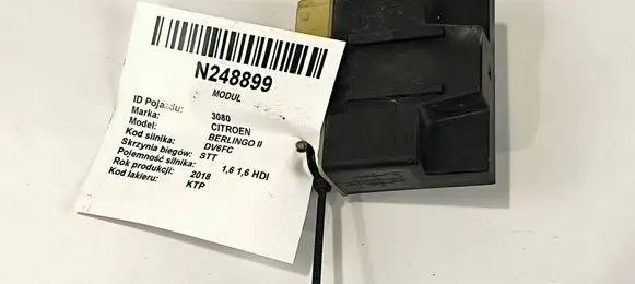 Citroen Berlingo Central body control module 9652021180